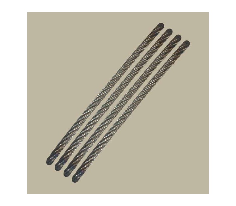 Jeu de 4 Brins ACIER lg 200 mm pour hérisson RO-15A