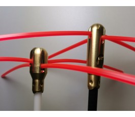 canne Hérisson 4 Brins Nylon Ø 300 serti sur canne 8mm