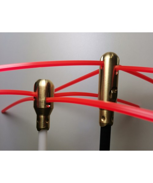 canne Hérisson 4 Brins Nylon Ø 300 serti sur canne 8mm