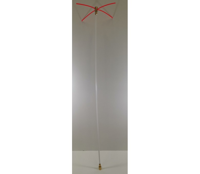 Canne hérisson 4 Brins Nylon Ø 300 serti sur canne 10mm