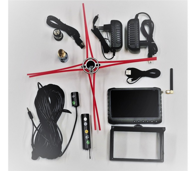 Caméra filaire et wifi pour le contrôle des tubages et conduits