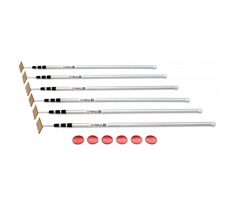 Kit 6 perches télescopiques 3m66