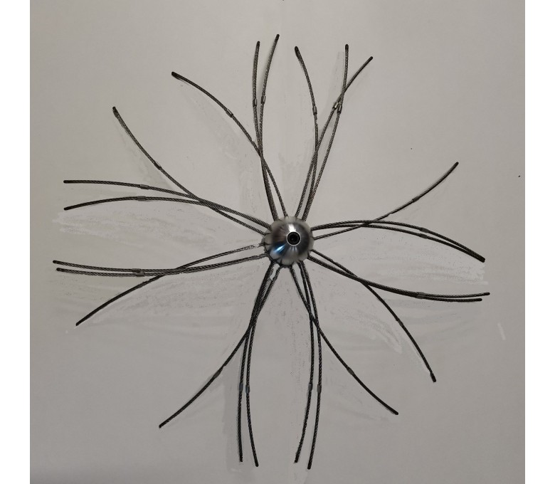 HERISSON de débistrage Ø 900 mm 12 brins Acier INOX