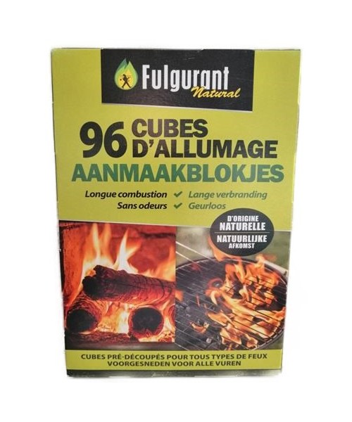 Cube d'allumage  (boite de 96 cubes)
