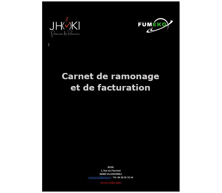 Carnet de Ramonage et facturation suivant décret 2023-0641