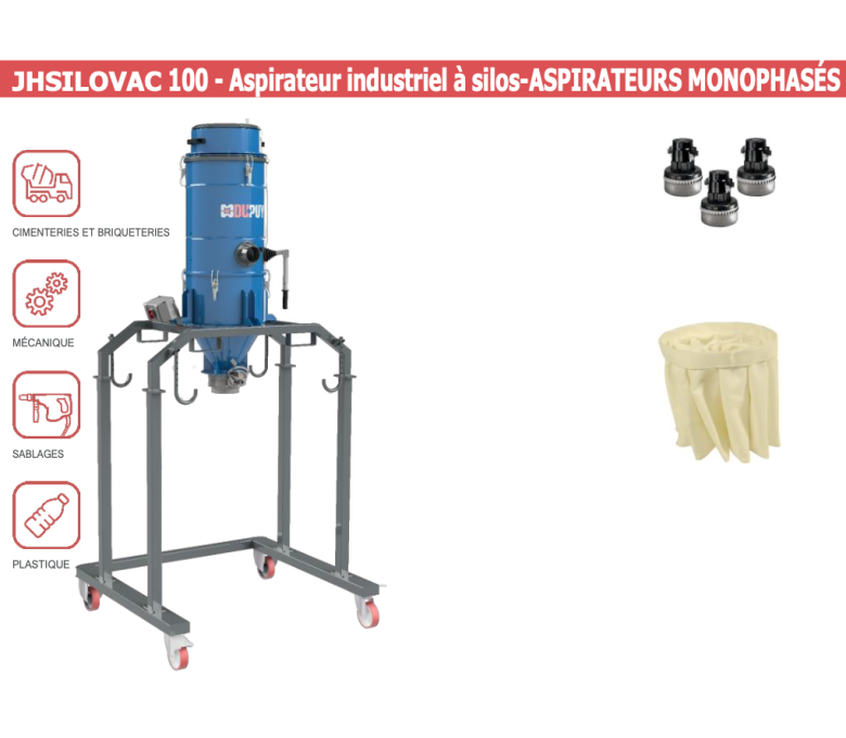 JHSILOVAC100 - Aspirateur à silos