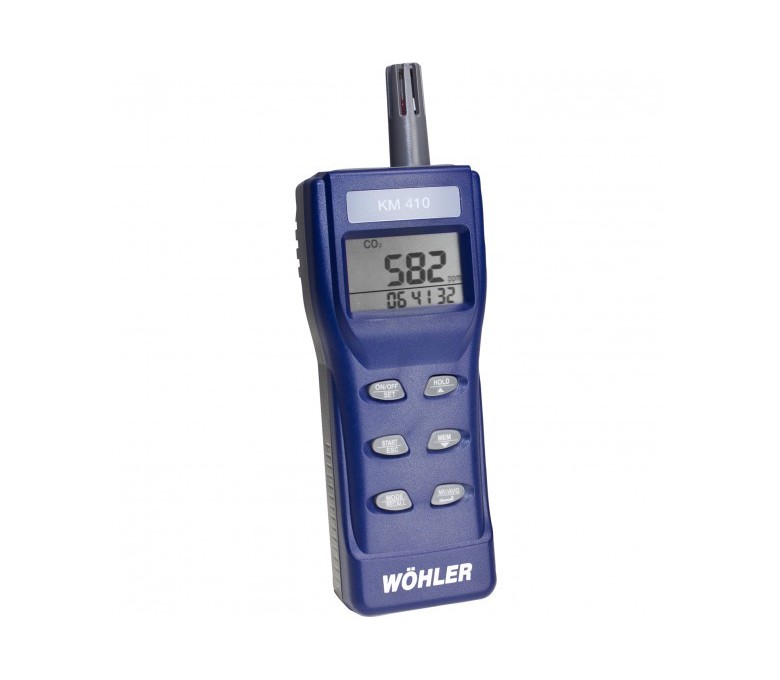 Wöhler KM 410 Indicateur de CO2 avec certificat