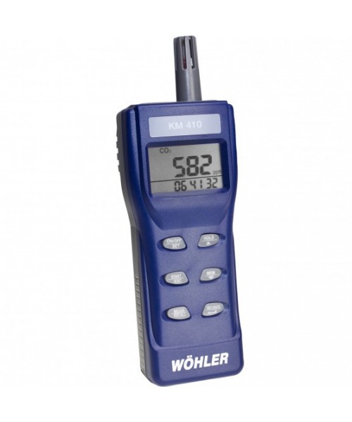 Wöhler KM 410 Indicateur de CO2 avec certificat