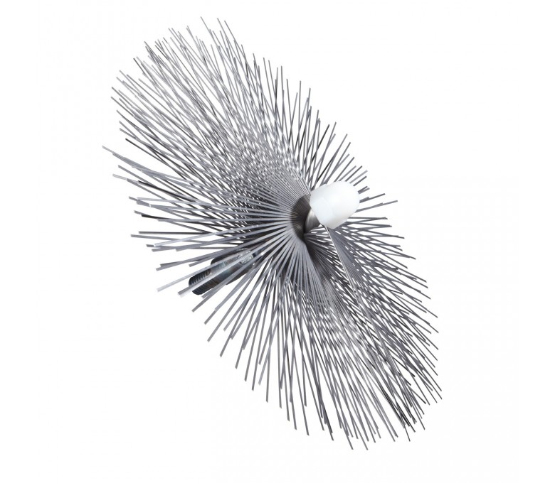 Brosse acier M10 Ø250 mm dur 2 couches