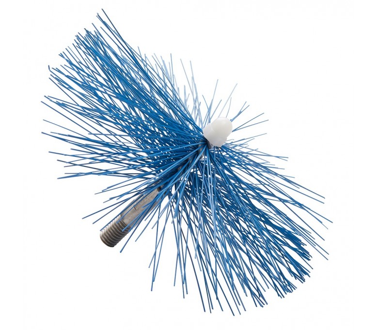 Brosse Haute Température ( 250°C) M10 Ø180 mm souple 2 couches