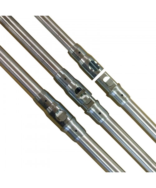 Canne 18 Aluminium SUPER RIGIDE Ø 18 mm L 1 m