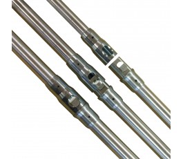 1/2 Canne 18 Aluminium SUPER RIGIDE Ø 18 mm L 0.50 m