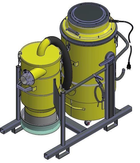 Centrale d'aspiration embarquée