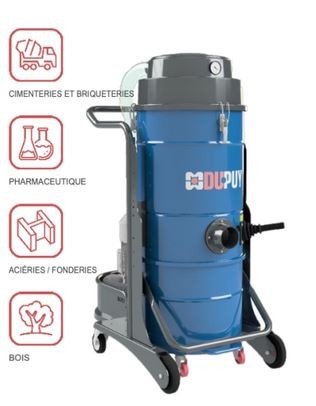 Aspirateurs triphasés de 1.8Kw à 4 Kw