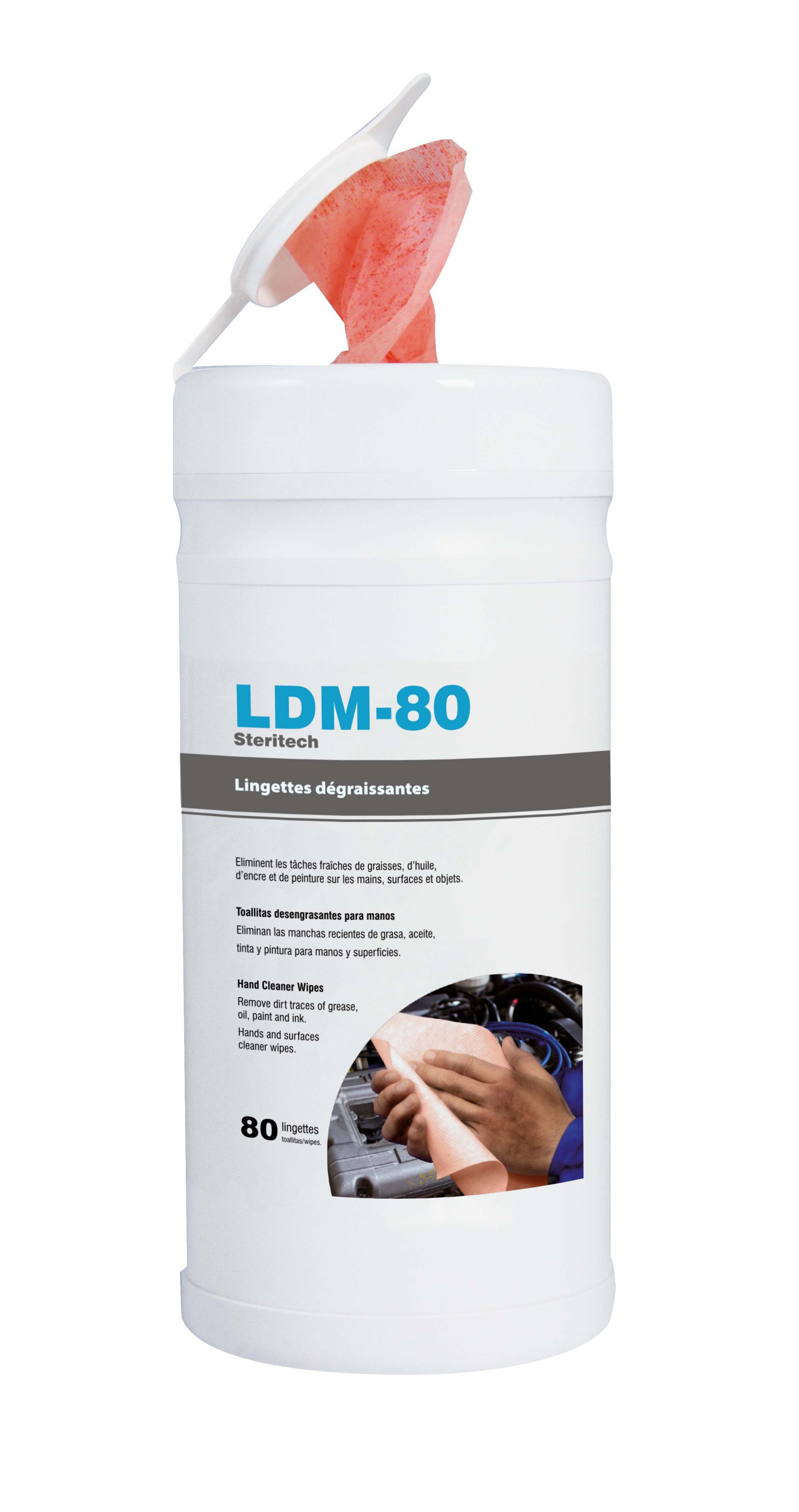 Lingettes imprégnées